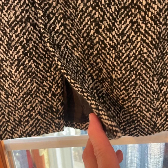 Cynthia Rowley black/white knee length skirt size 6 - Picture 5 of 8